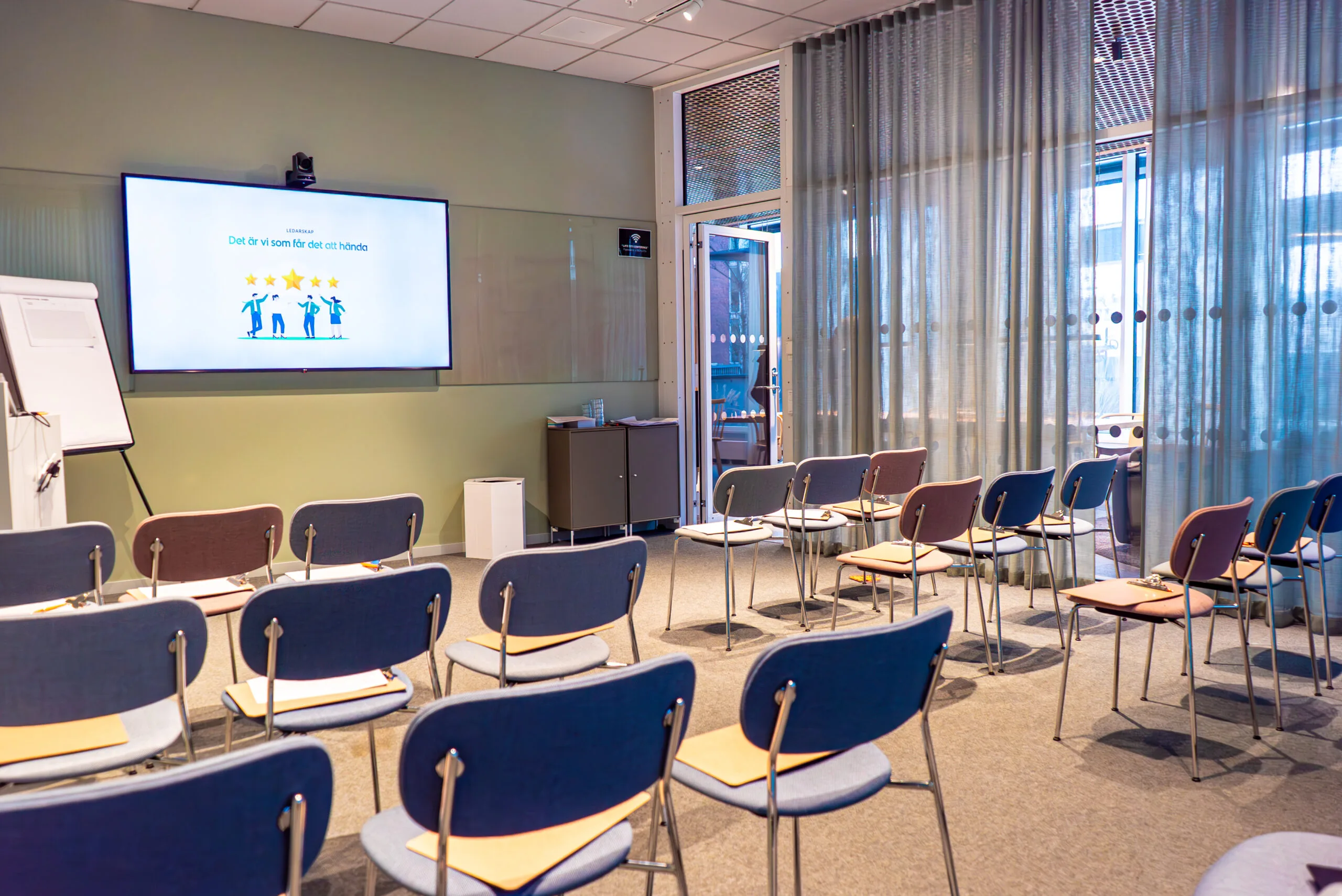 Conference room for meetings in A house Life City in Hagastaden